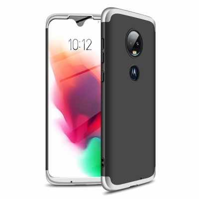 Husa MOTOROLA Moto G7 \ G7 Plus - GKK 360 Full Cover (Negru/Argintiu) foto