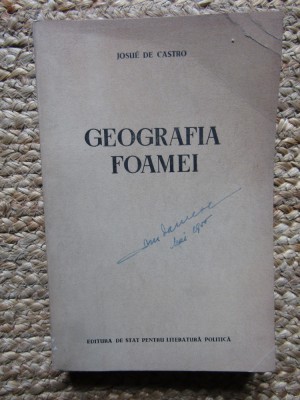 Geografia foamei - Josue de Castro foto