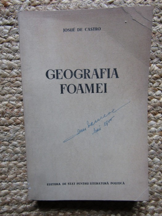 Geografia foamei - Josue de Castro