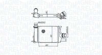 MAGNETI MARELLI 351319205390 Intercooler, compresor foto