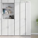 VidaXL Dulap &icirc;nalt, alb, 30x42,5x185 cm, lemn prelucrat
