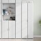 Gossi dulap inalt, alb, 30x42,5x185 cm, lemn prelucrat