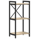 vidaXL Raft pentru cărți Stejar Sonoma 40 x 30 x 85 cm Lemn compozit 868366