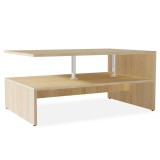 vidaXL Măsuță de cafea, PAL, 90x59x42 cm, culoarea stejarului