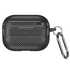 Husa casti Airpods Pro 1 2 Techsuit carbonfibre