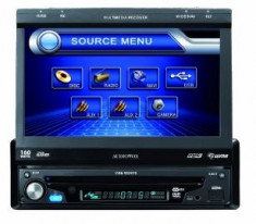 DVD player auto Audiovox VME-9309TS 1 DIN cu display touchscreen de 7 inch rabatabil (motorizat) - DPA16673 foto