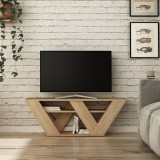 Cumpara ieftin Comoda TV, Homitis, Pipralla - Oak, 40x110x30 cm