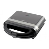 Cumpara ieftin Sandwich maker Heinner, 700 W, placi grill, 2 sandwich-uri, Negru/Argintiu