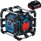 Bosch GPB 18V-5 C + GBA - Radio cu baterii alcaline + Acumulator Li-Ion 18 V 5 Ah