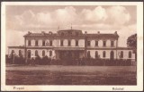 3309 - FOCSANI, Vrancea, Railway Station, Romania - old postcard, CENSOR - 1918, Circulata, Printata