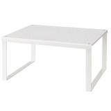 Polita Organizator Alb, 32x28x16 cm, Otel Anticoroziv, Depozitare Suplimentara