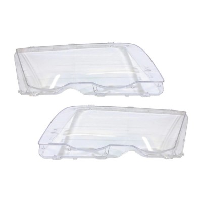 Sticle faruri pentru BMW E46 Seria 3 Non-Facelift (1998 -2001), set 2 bucati () foto