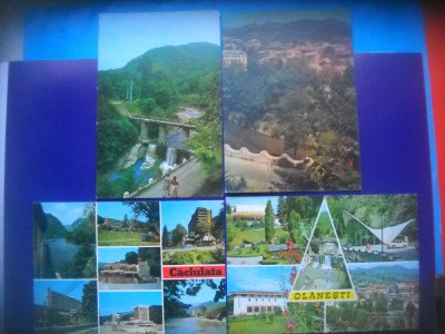 HOPCT LOT 4077 -4 CARTI POSTALE-OLANESTI -JUD VALCEA-NECIRCULATE foto