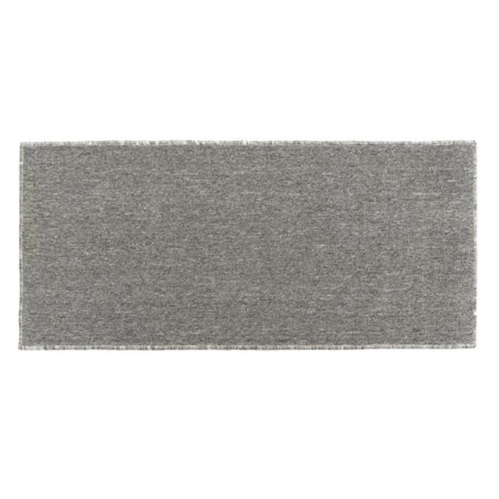 Covor din tesatura densa, tip mocheta, gri, 100 x 45 cm
