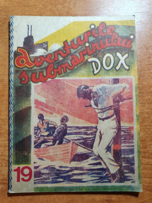 carte pentru copii anii &#039;90 -aventurile submarinului dox,nr 19