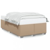 Cumpara ieftin Cadru de pat fara saltea cappuccino 120x190cm piele artificiala