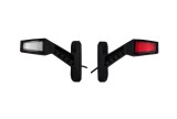 Cumpara ieftin Set lumini de semnalizare cu claxon LED cu 3 pozitii - Galben Alb Rosu 140 mm 12V-24V