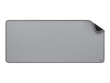 Logitech Desk Mat Studio Series , Mouse Pad Desk Mat 70A 30 cm, Mid Grey, Spill, Resistant