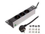 Prelungitor 3 prize negru 230V 16A, Logilink