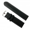 Curea Neagr? Silicon, cus?tur? alb? - 22mm, Time Veranda