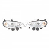 Far Bmw X5 (E70), 10.2006-11.2013, model: versiunea fara faruri xenon, tuning, montare fata, stanga+dreapta, cu lentile; cu lumini de zi tip LED; H1+