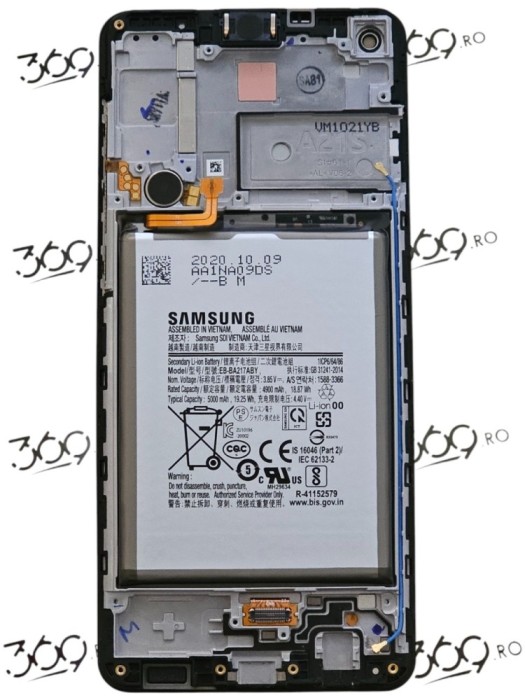 Display Samsung SM-A217 A21s BLACK SWAP