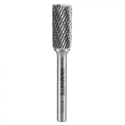 Freza rotativa din carbura HM, tip B (cilindrica cu lame in varf ), 12x25mm, tija 6x45mm 55H358 foto