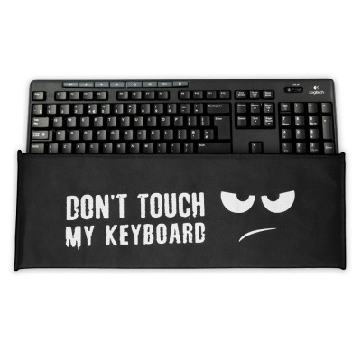 Husa pentru tastatura Logitech MK270 Wireless, Kwmobile, Negru/Alb, Plastic, 54308.01 foto