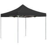 Cort Pliabil Profesional Antracit 3x3m vidaXL Aluminiu Impermeabil Pavilion Gradina Petreceri