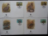 South Georgia-WWF Pasari-set complet FDC