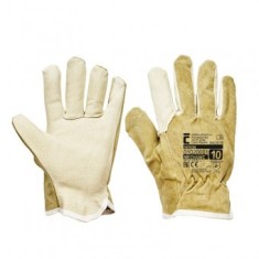 Manusi de protectie impotriva riscurilor mecanice Cerva Heron 09, marimea M, piele foto