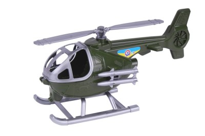 Elicopter de jucarie, Technok, 26 cm, verde militar foto