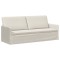 Set de canapea 2 pcs Crem Catifea - 4