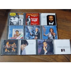 PACK 10 CD (CD MUZICA AUDIO) EDITII VESTICE ;RARE ; ALBUMs ; clasica = BOCELLI ; DOMINGO ; RIEU =