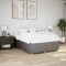 vidaXL Cadru de pat fără saltea, gri taupe, 140x190 cm, textil 3284939