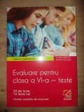 Evaluare pentru clasa a 6-a: Teste - Alina Hristea, Elena Sticlea