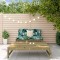 Gossi set mobilier relaxare de gradina, 2 piese, lemn de pin tratat