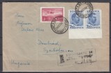 ROMANIA 1931/35 VEDERI-POSTA AERIANA REGELE CAROL II/PLIC CIRCULAT RECOMANDAT