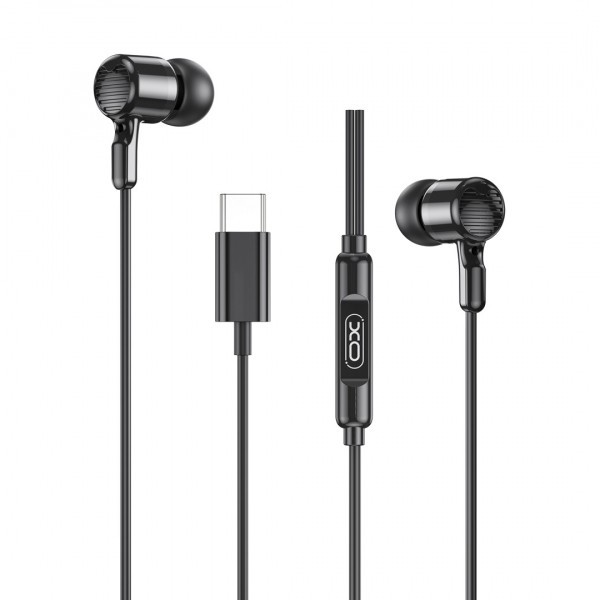 Handsfree USB-C XO Design EP81, Negru