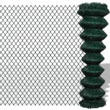Cumpara ieftin Gard de legatura din plasa, verde, 1,5 x 25 m, otel