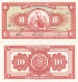 PERU 10 soles de oro 1967 UNC!!!