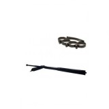 Cumpara ieftin Set Autoaparare: Baston Telescopic Otel Negru 64cm + Box Craniu Negru, Ideal pentru Protectie si Siguranta