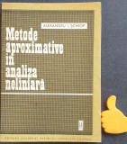 Metode aproximative in analiza neliniara Alexandru I. Schiop