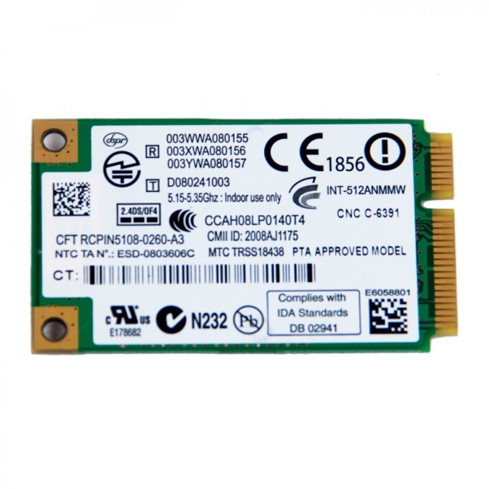 30.Modul/Placa retea wifi wireless wifi laptop CCAH08LP0140T4
