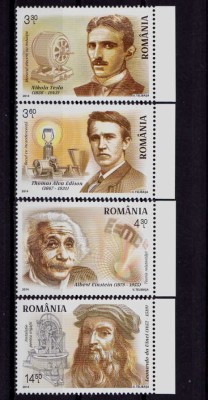 RO 2014 ,LP 2052 ,&amp;quot;Mari inventatori&amp;quot; - serie ,MNH foto