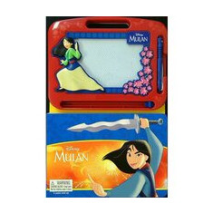 Disney Mulan Storybook and Magnetic Drawing Kit