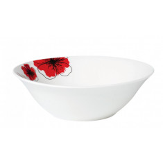 BOL PORTELAN 15 CM, RED FLOWERS,VANORA HOME