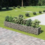 Strat &icirc;nălțat gabion, 360 x 50 x 50 cm, oțel galvanizat