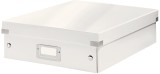 Cumpara ieftin Cutie de depozitare Leitz, gama Click and Store 60430001 pentru birou, alba - RESIGILAT
