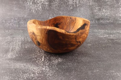 Bol Rustic Din Lemn De Măslin foto